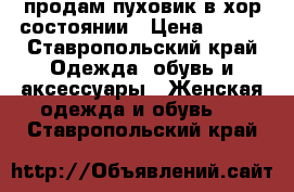 продам пуховик в хор.состоянии › Цена ­ 700 - Ставропольский край Одежда, обувь и аксессуары » Женская одежда и обувь   . Ставропольский край